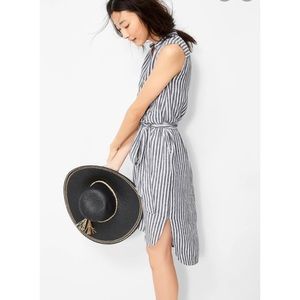 Striped Shirt Dress